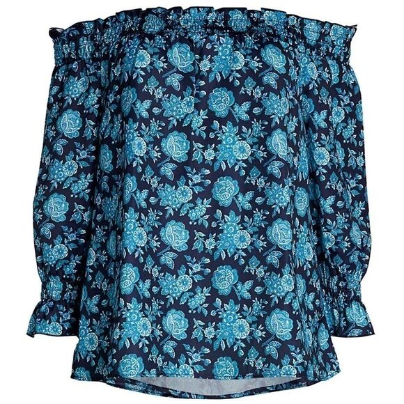 NWT Ava & Aiden off the shoulder floral top - Picture 1 of 3